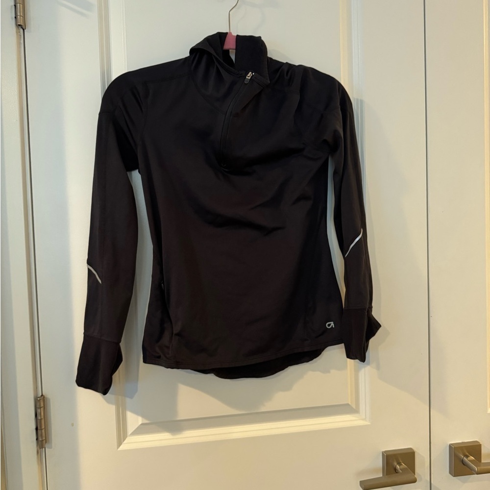GapFit Black Quarter-Zip Athletic Pullover